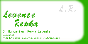 levente repka business card